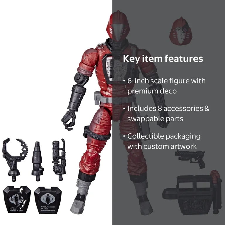 G.I. Joe, Action Figure, Crimson B.A.T. with Accessories - Walmart.com