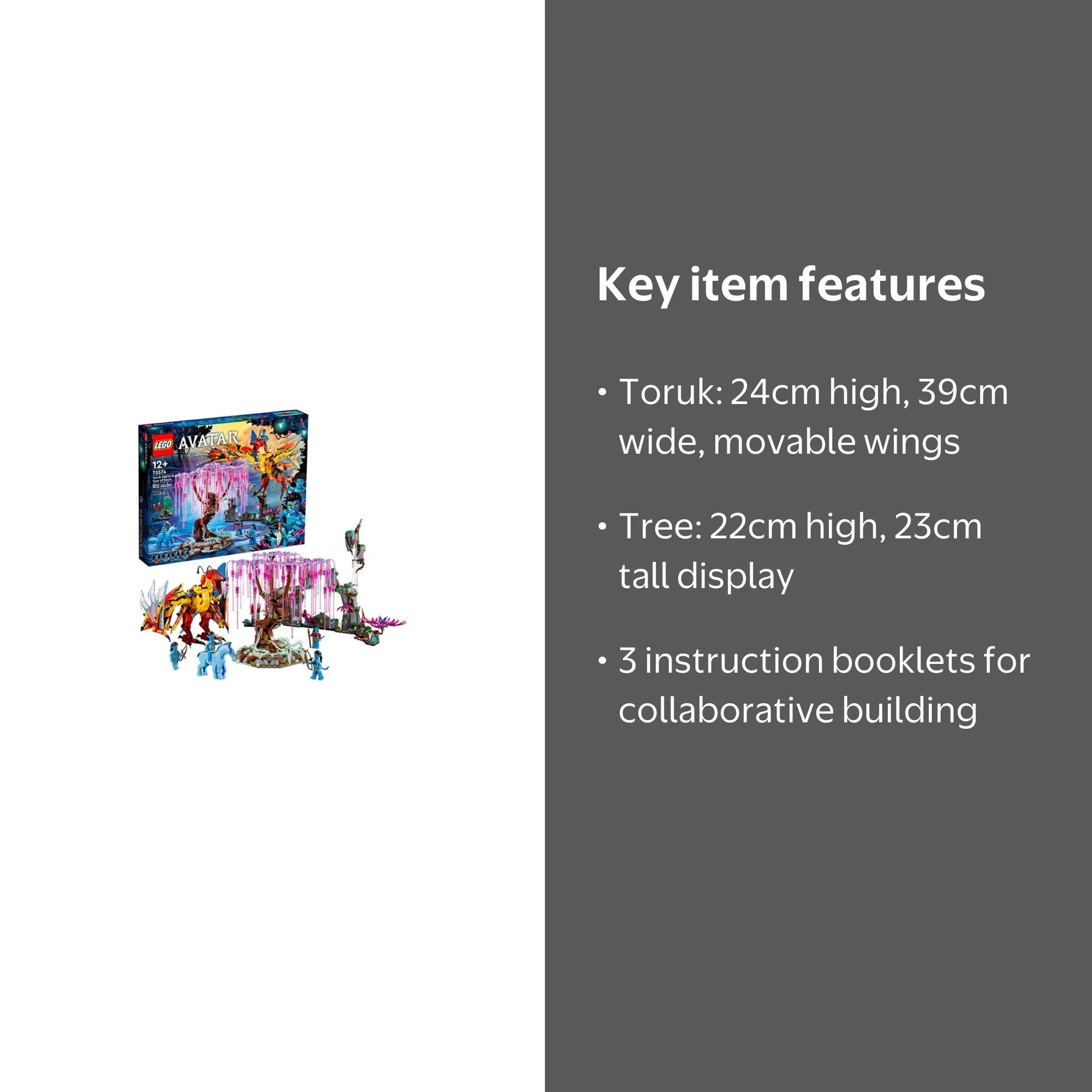 LEGO, Building Set, 75574, Avatar Toruk Makto and the Tree of