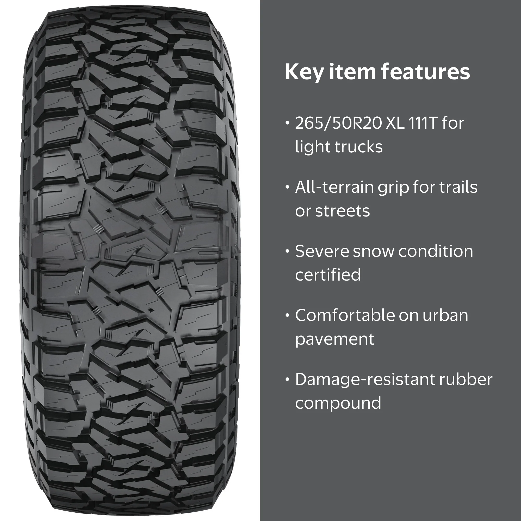 Summit Trail Climber RT Rugged Terrain 265/50R20 111T XL Light