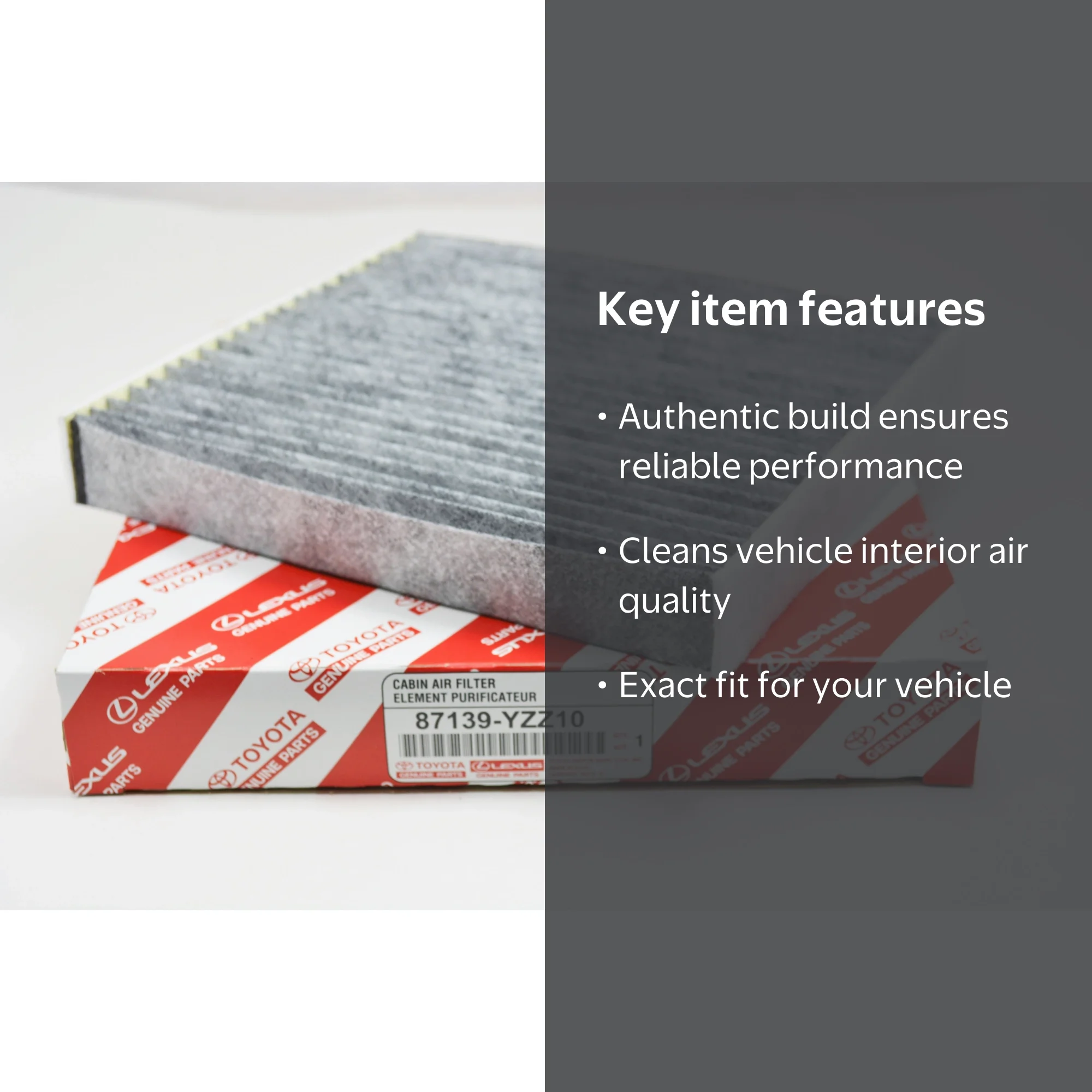 Toyota Genuine Cabin Air Filter 87139-YZZ10 - Walmart.com