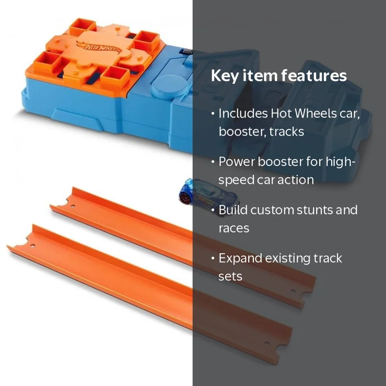 Hot Wheels Track Builder System Playset with Booster Pack and