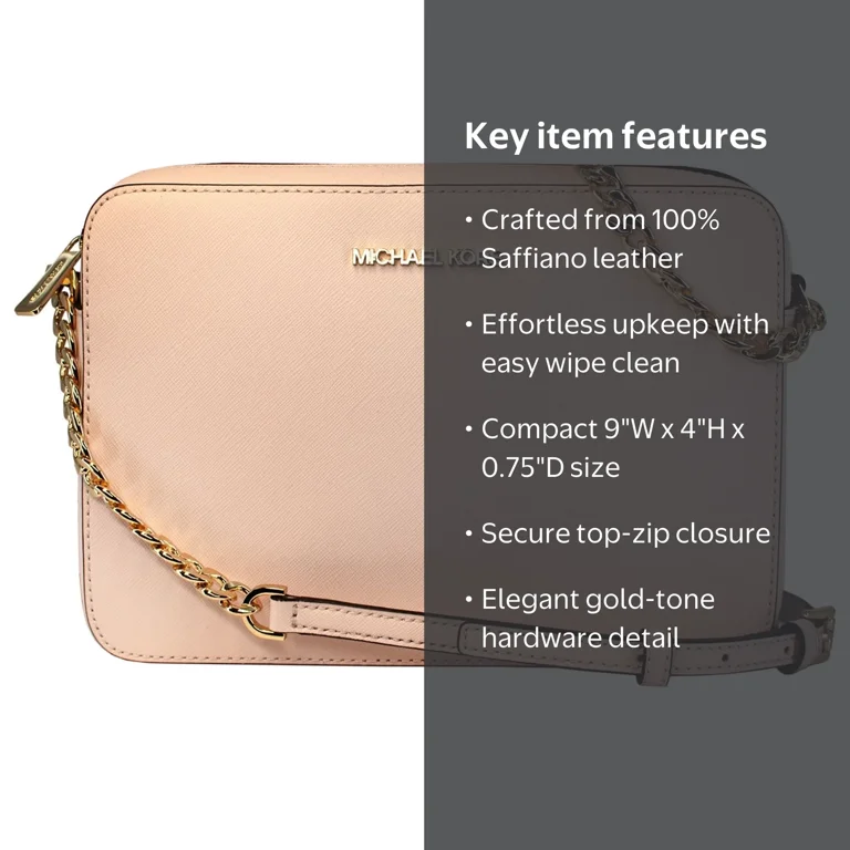Michael Kors Adult Saffiano Leather East West Crossbody Handbag