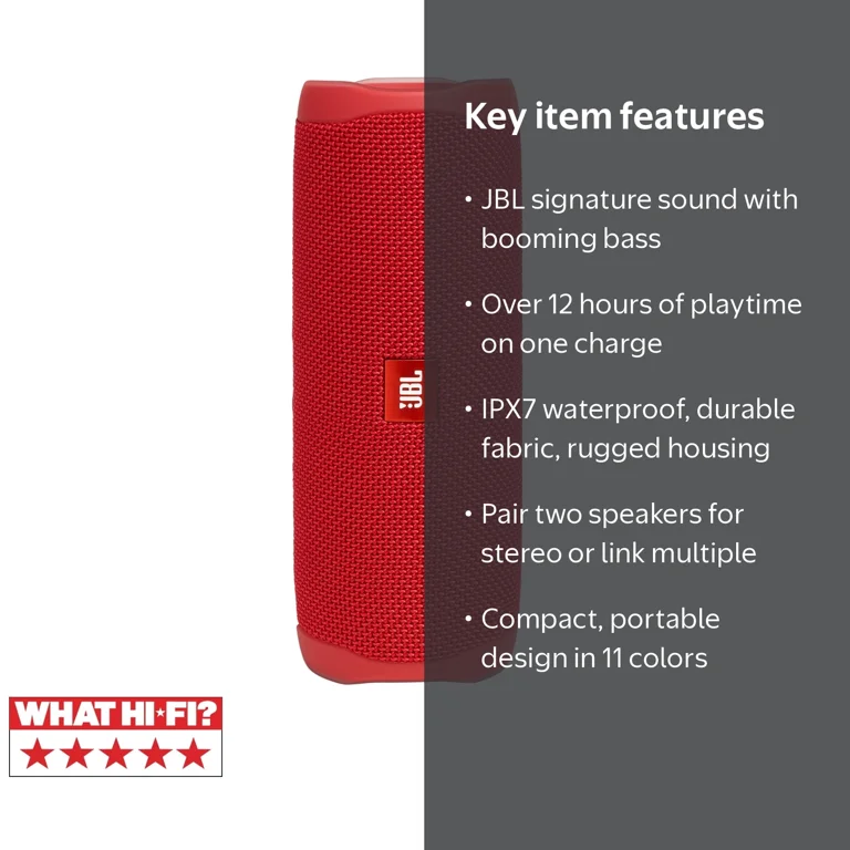 JBL Flip 5 Loud Bass Music Portable Waterproof Wireless Bluetooth