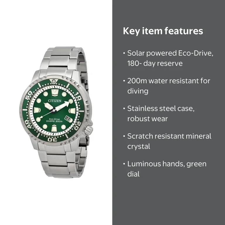CITIZEN Promaster Eco-Drive, Green Dial, 44mm Solar Diver