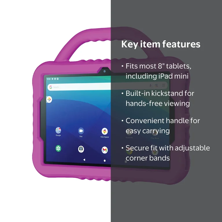 onn Universal Protective Tablet Case for Most 8