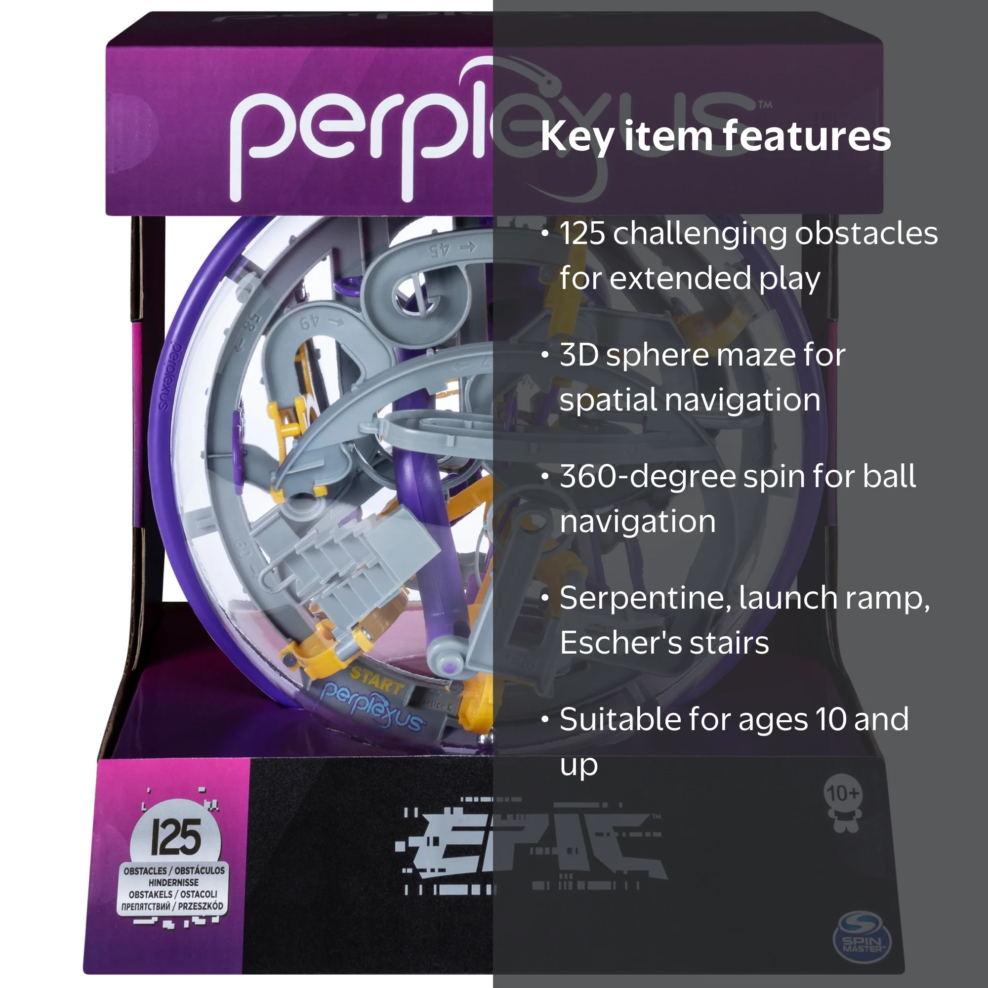 PERPLEXUS - PERPLEXUS EPIC - Labyrinthe Parcours 3D Epic avec 125 Défis - Jeu d
