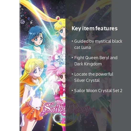 Sailor Moon Crystal Set 2 (DVD), Viz Media, Animation - Walmart.com
