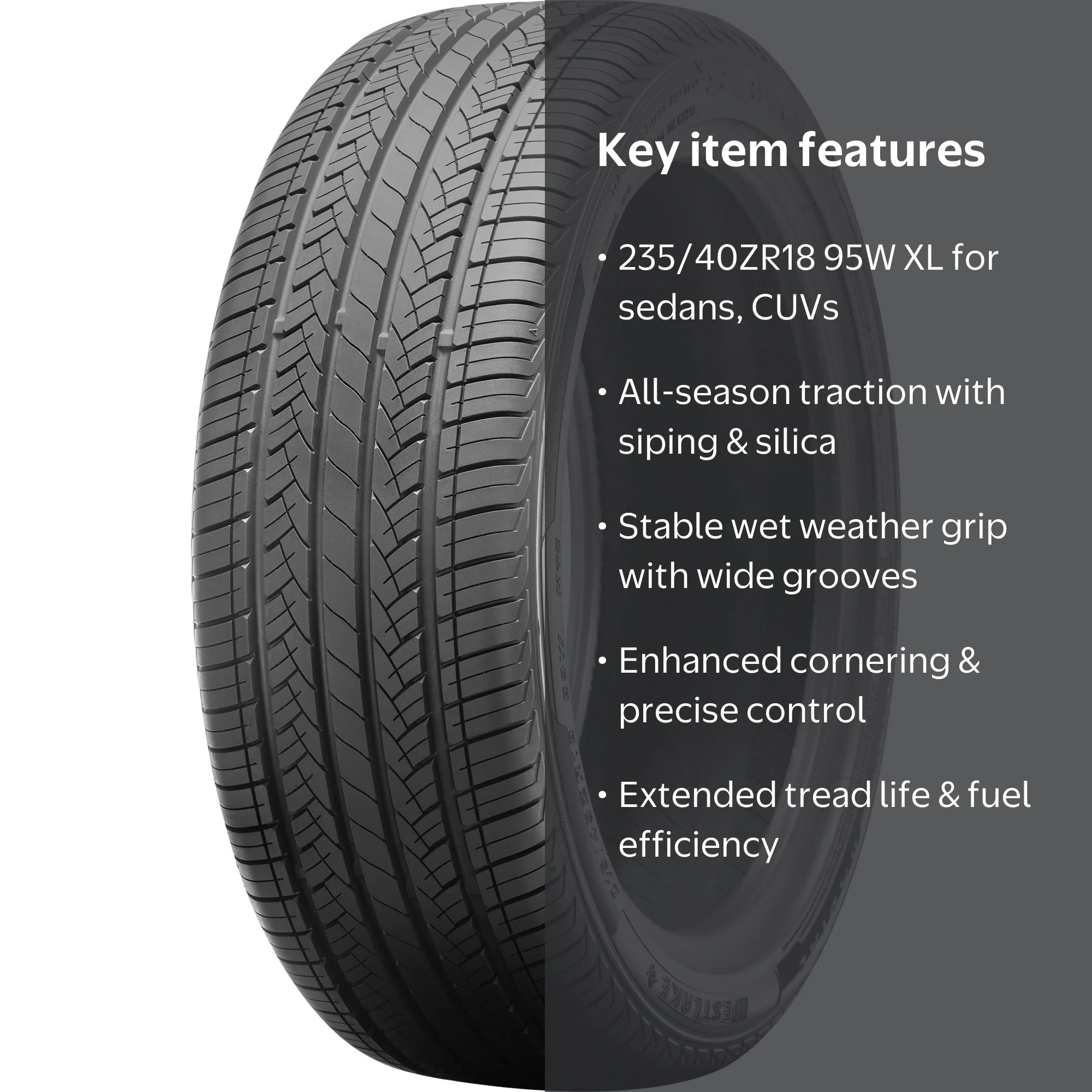 Westlake SA07 Sport All Season 235/40ZR18 95W XL Passenger Tire