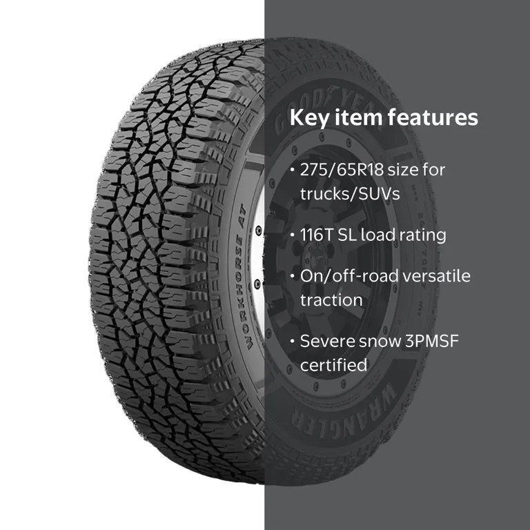 Goodyear Wrangler Workhorse AT 275/65R18 116T Light Truck Tire