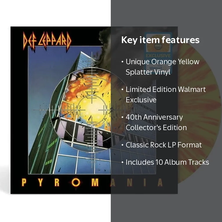 Def Leppard - Pyromania 40th (Walmart Exclusive Orange & Yellow