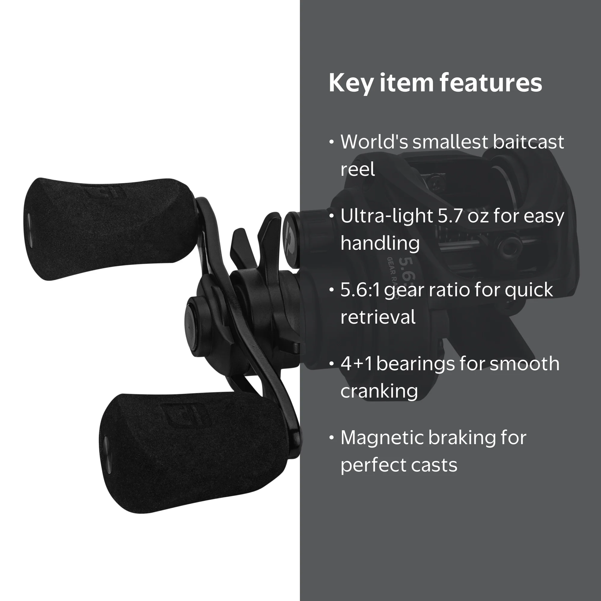 ProFISHiency Tiny but Mighty Black Baitcast Reel - Walmart.com