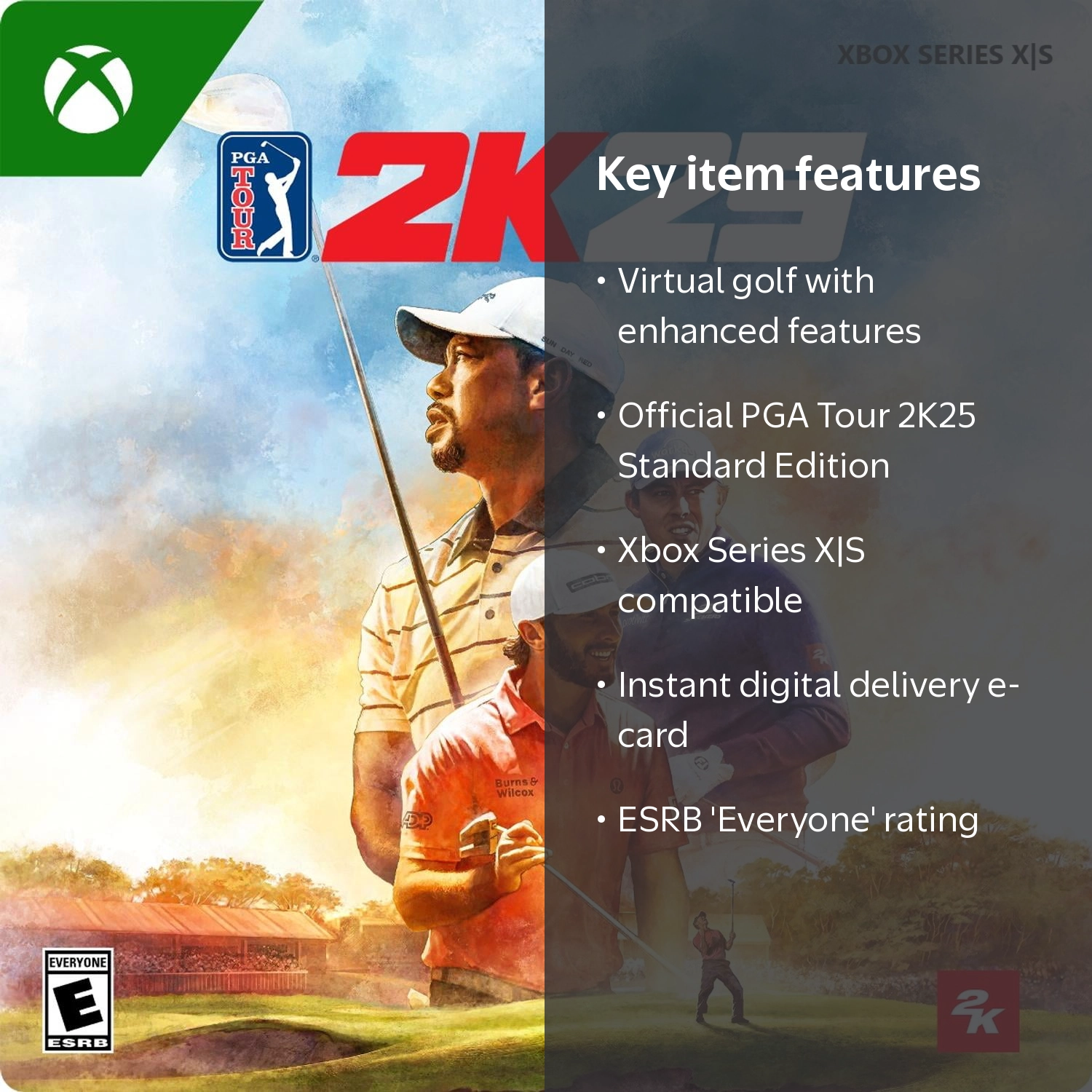 Free Shipping! Microsoft PGA Tour 2K25 Standard Edition Xbox