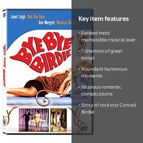 Sony Pictures Entertainment, DVD, New Bye Bye Birdie, Musical