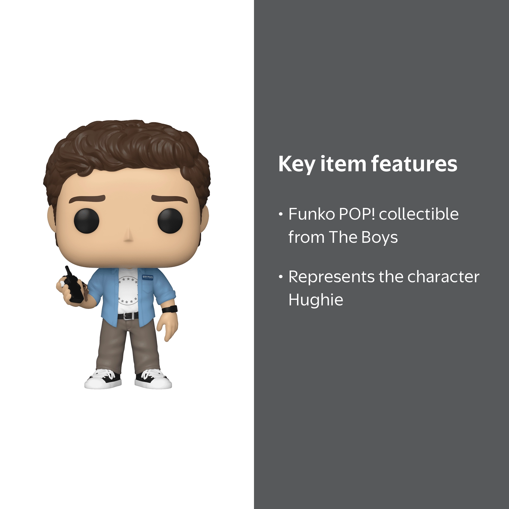 Funko, POP! TV: The Boys, Hughie, Vinyl Figure, Collectible