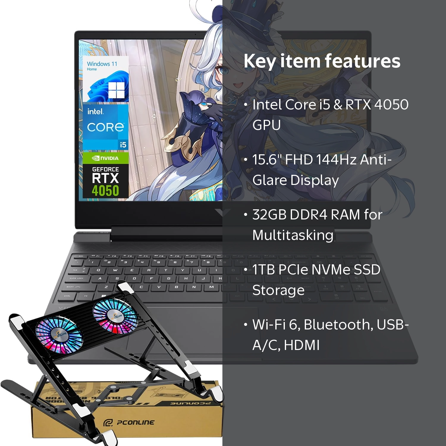 HP Victus 15 Intel i5-13420H (Beats Intel i7-12650H), NVIDIA RTX