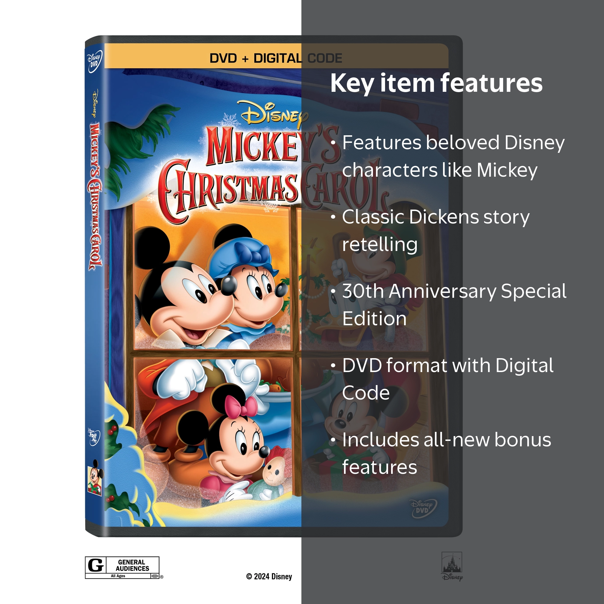 Mickey's Christmas Carol (DVD) - Walmart.com