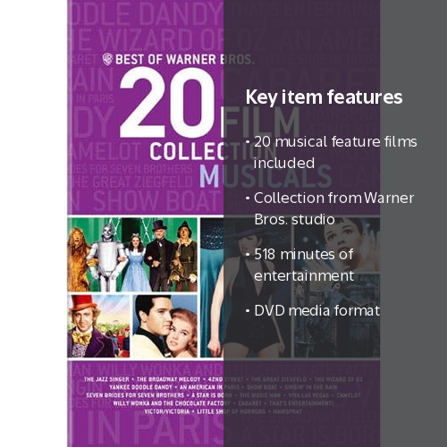 Best of Warner Bros.: 20 Film Collection Musicals [DVD] - Walmart.com