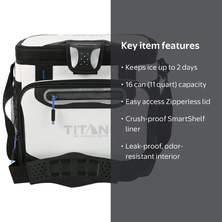 Titan by Arctic Zone 16 Can Zipperless Soft Cooler, 11 Quart