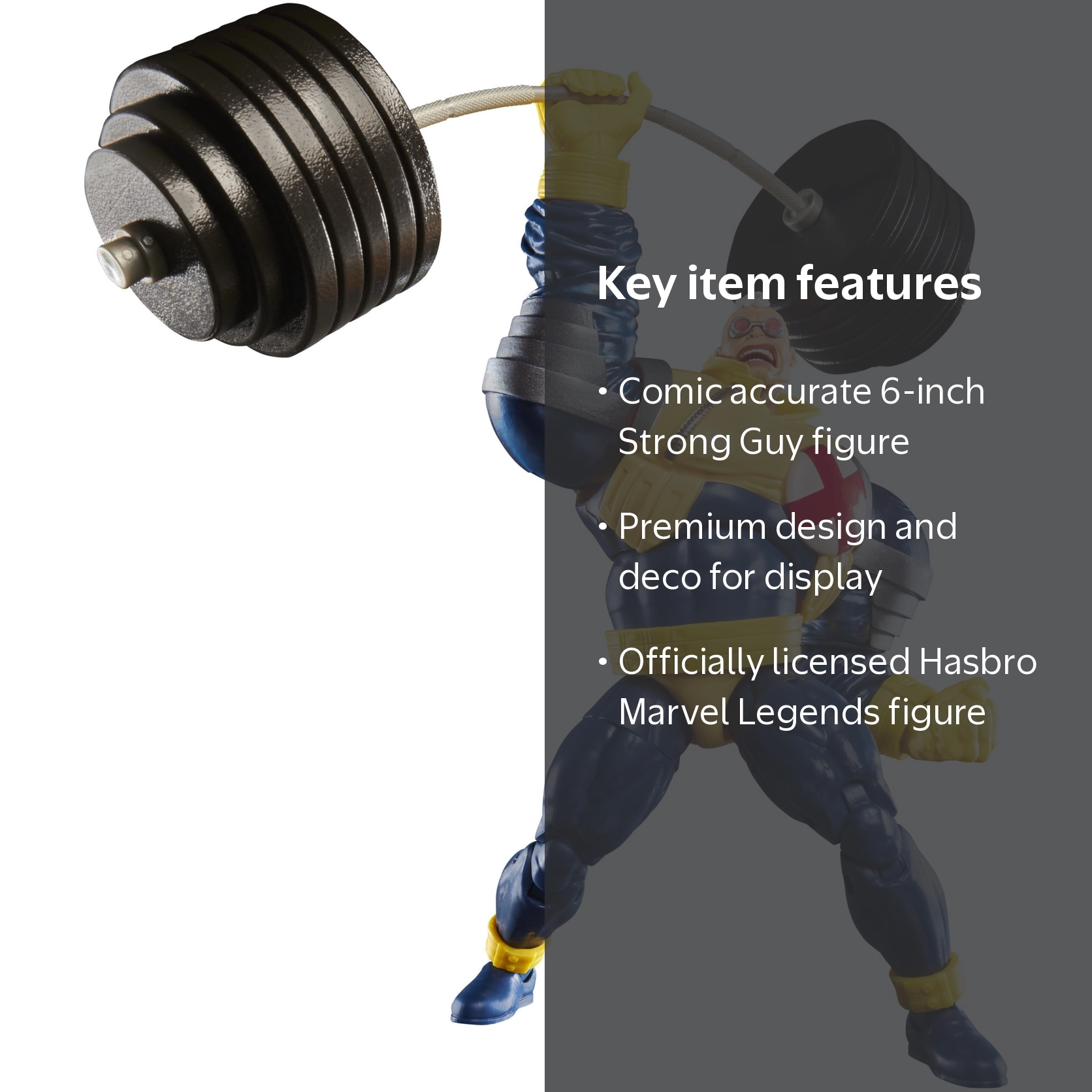Hasbro Marvel Legends Strong Guy 6-inch Action Figure, X-Factor