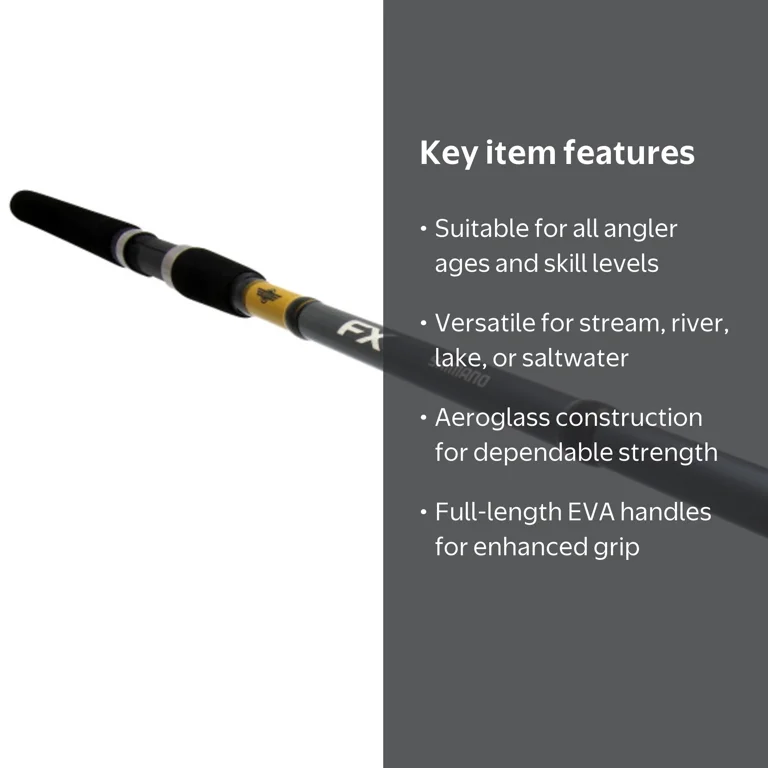 Shimano, Fishing Pole, FX 70M SPN 2PC, 7'0