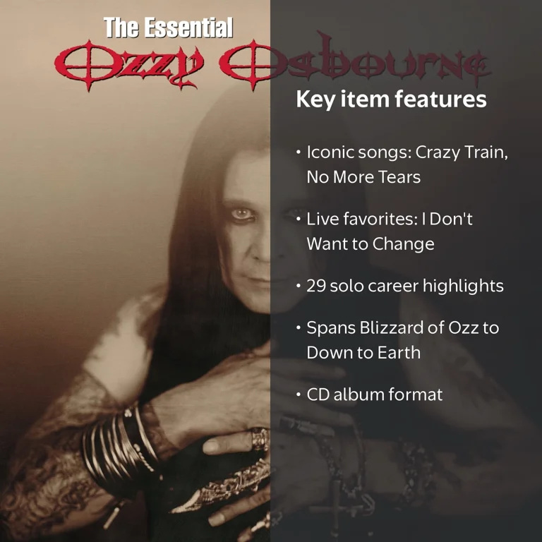 Ozzy Osbourne, Music CD, Essential Ozzy Osbourne, 29 Highlights