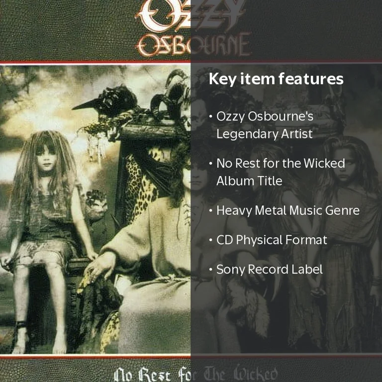 Ozzy Osbourne - No Rest for the Wicked - Music & Performance - CD