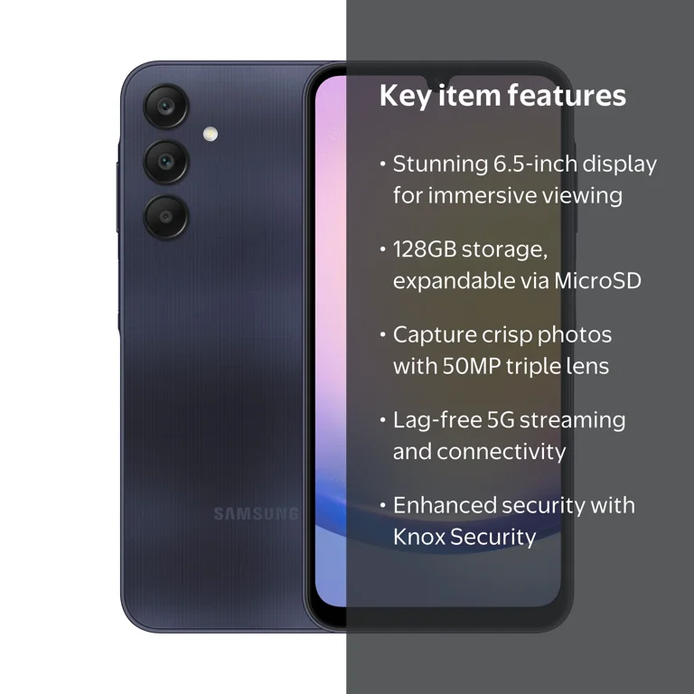 Samsung Galaxy A25 5G A Series 128GB Unlocked Android Smartphone