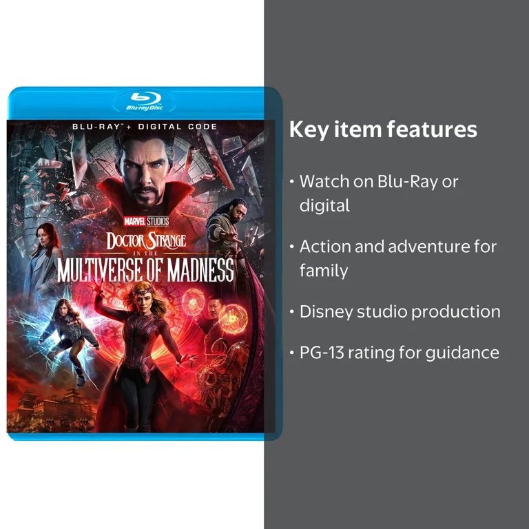 Ｄｒ．ＤＭＡＴ　Ｂｌｕ－ｒａｙ　ＢＯＸ（Ｂｌｕ－ｒａｙ　Ｄｉｓｃ） Dr. Strange: Multiverse Of Madness - Blu-Ray with Digital Code
