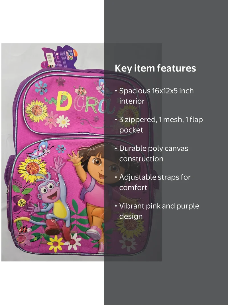 Dora The Explorer Large Backpack 16