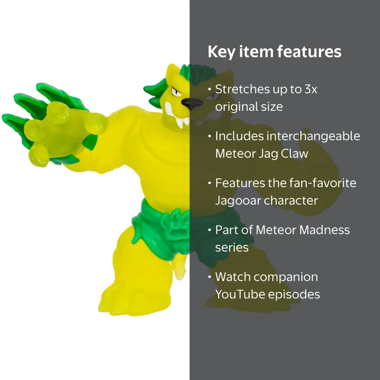 Heroes of Goo Jit Zu Meteor Madness Stretchy Jagooar Action Figure