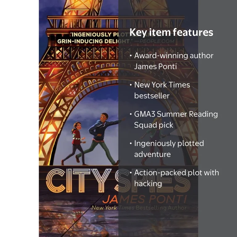 James Ponti: City Spies (Paperback) - Walmart.com