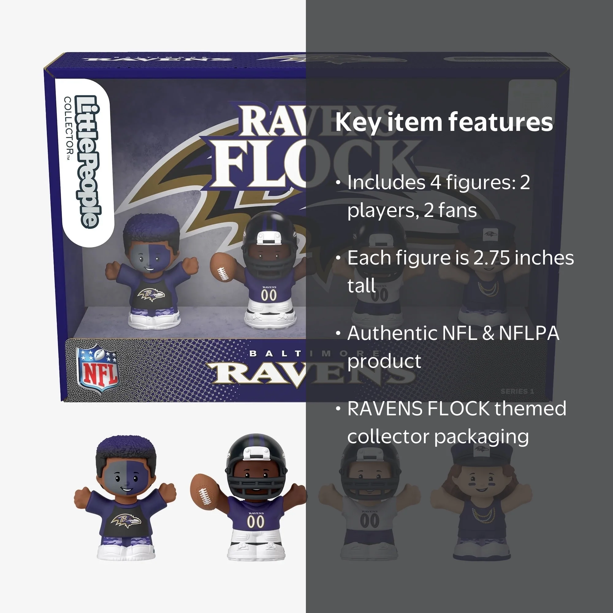Little People Collector: x NFL Baltimore Ravens 4-Pack, Special