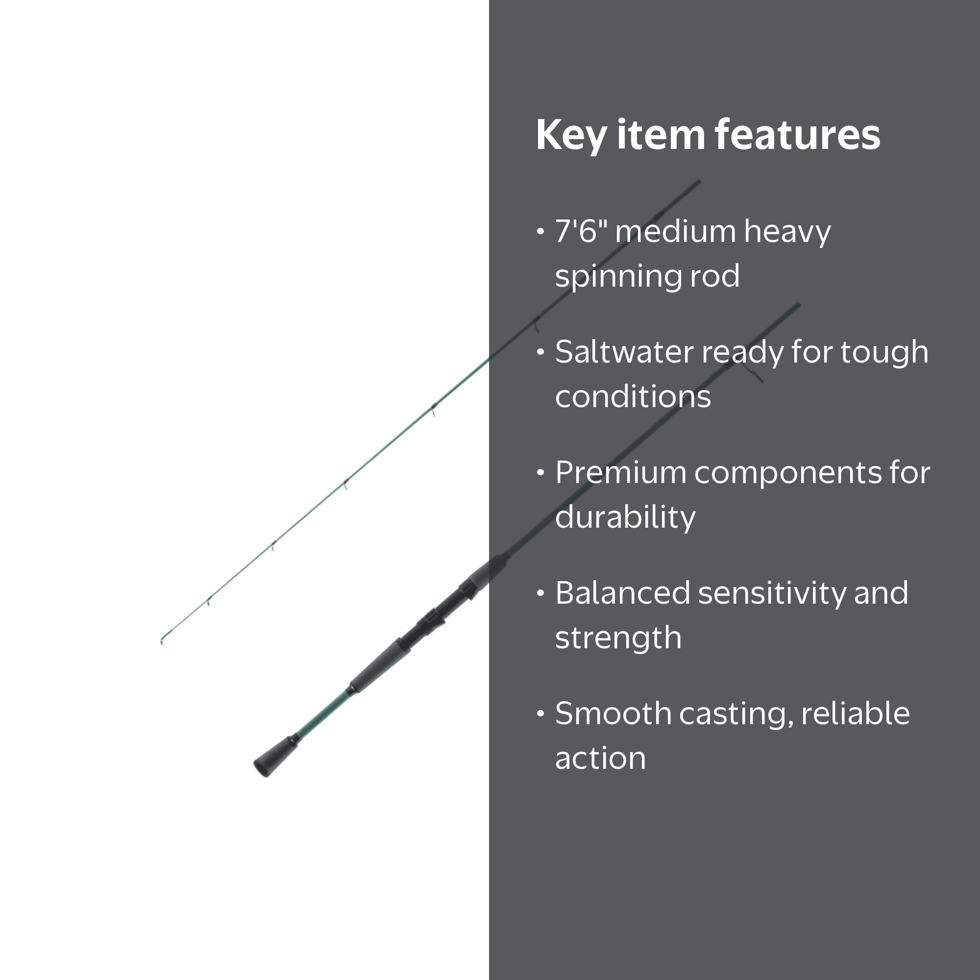 Tsunami SeaTech Elite Inshore Spinning Rod 7'6