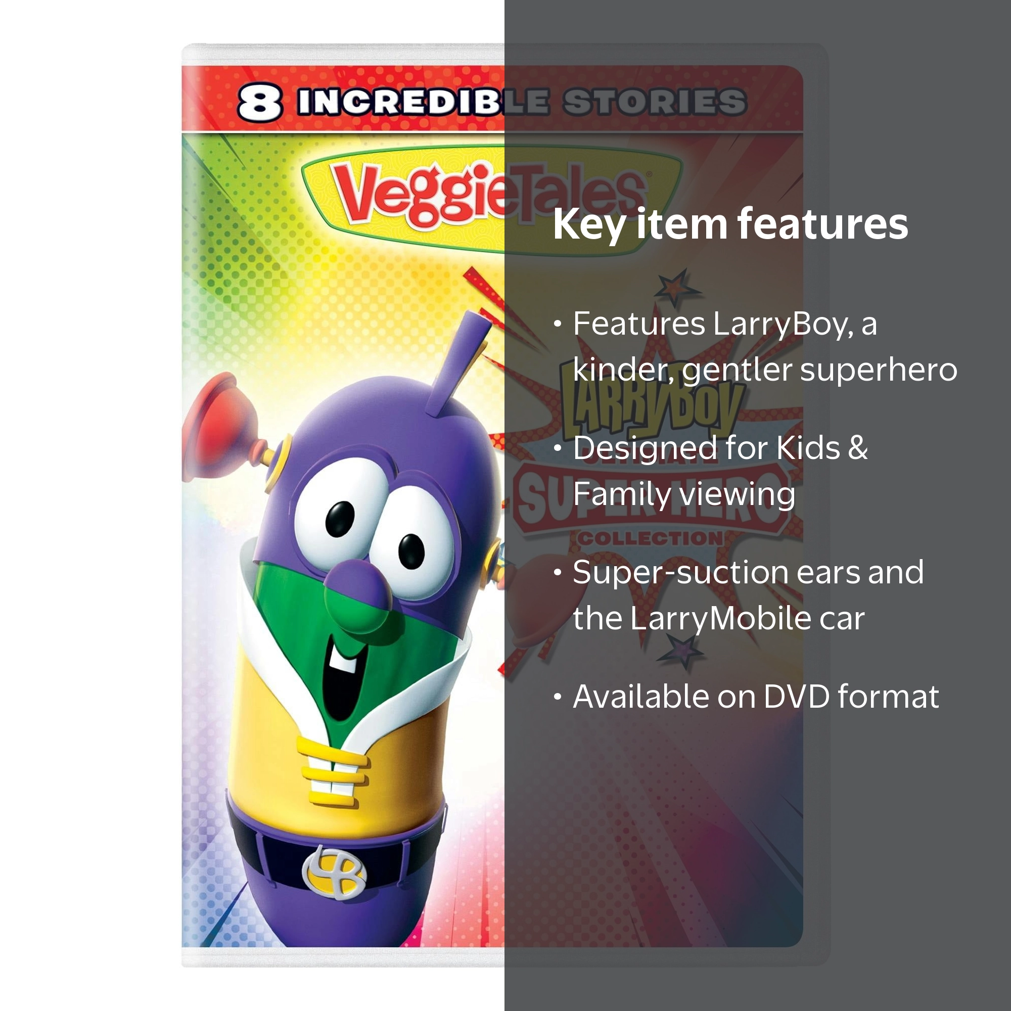 VeggieTales LarryBoy DVD Collection, Ultimate Super Hero, 8
