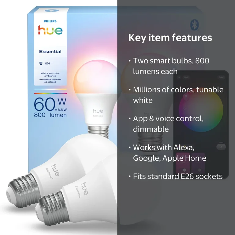 蛍光灯・電球 PHILIPS Hue White and Color / 800lm 蛍光灯・電球 PHILIPS Hue White and Color / 800lm Philips Hue