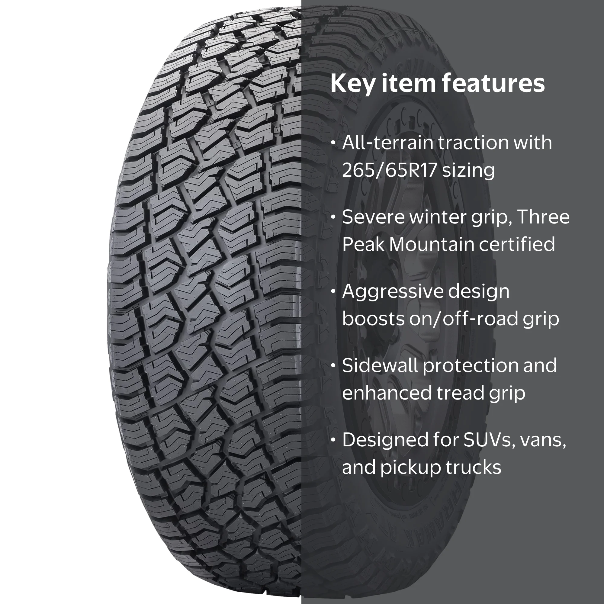 Sailun Terramax A/T 2 All Terrain 265/65R17 112S Light Truck Tire