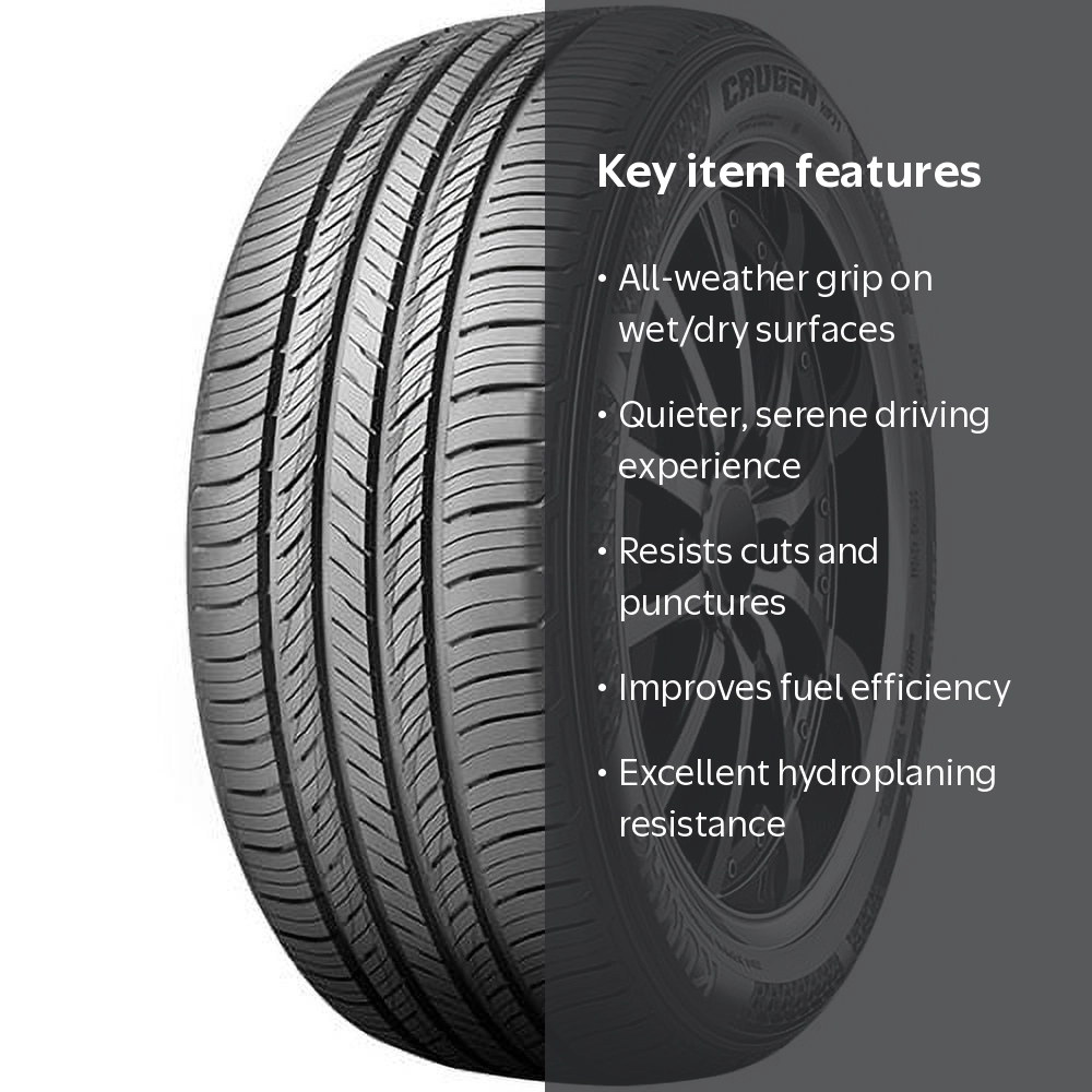 Kumho Crugen HP71 255/60R18 108H BW All Season Tire with Enhanced Kumho Crugen HP71 255/60R18 108H BW All Season Tire with Enhanced
