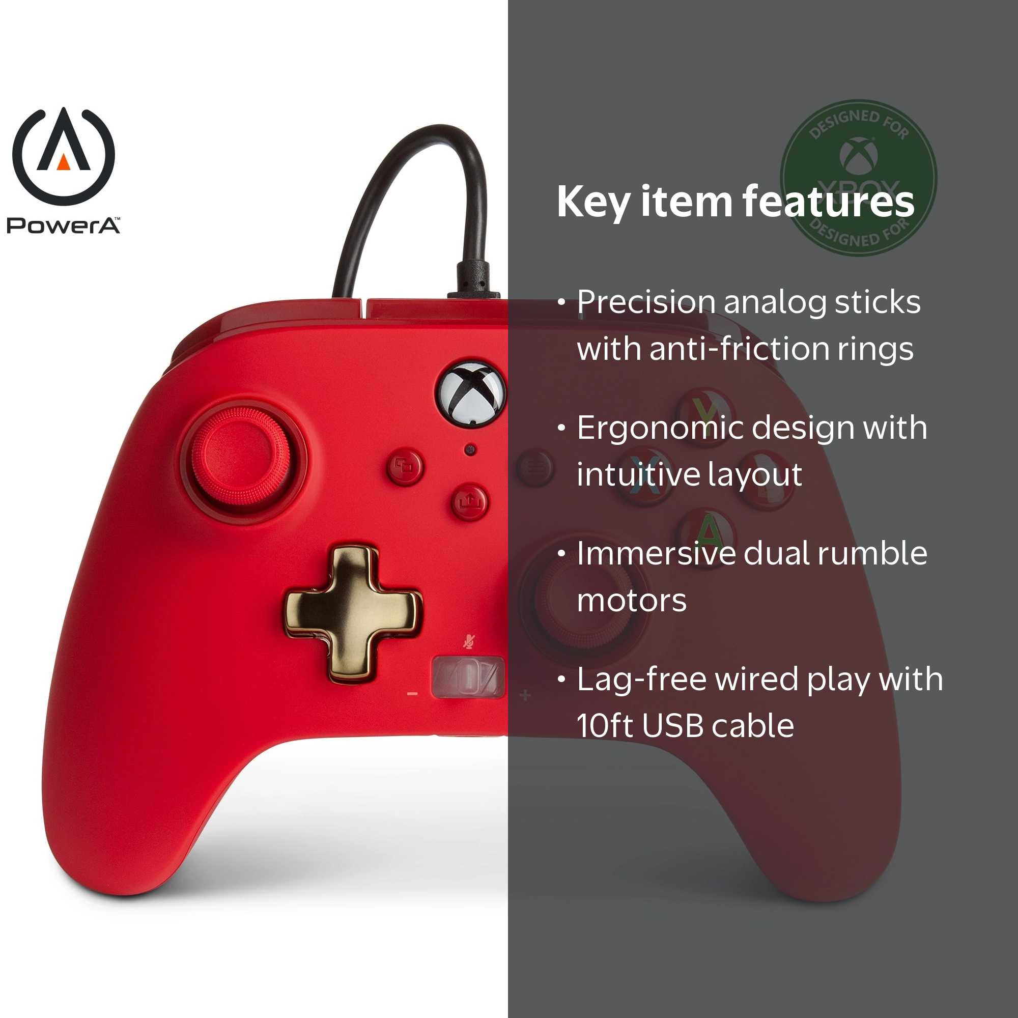PowerA Enhanced Wired Controller for Xbox Series X|S, Officially