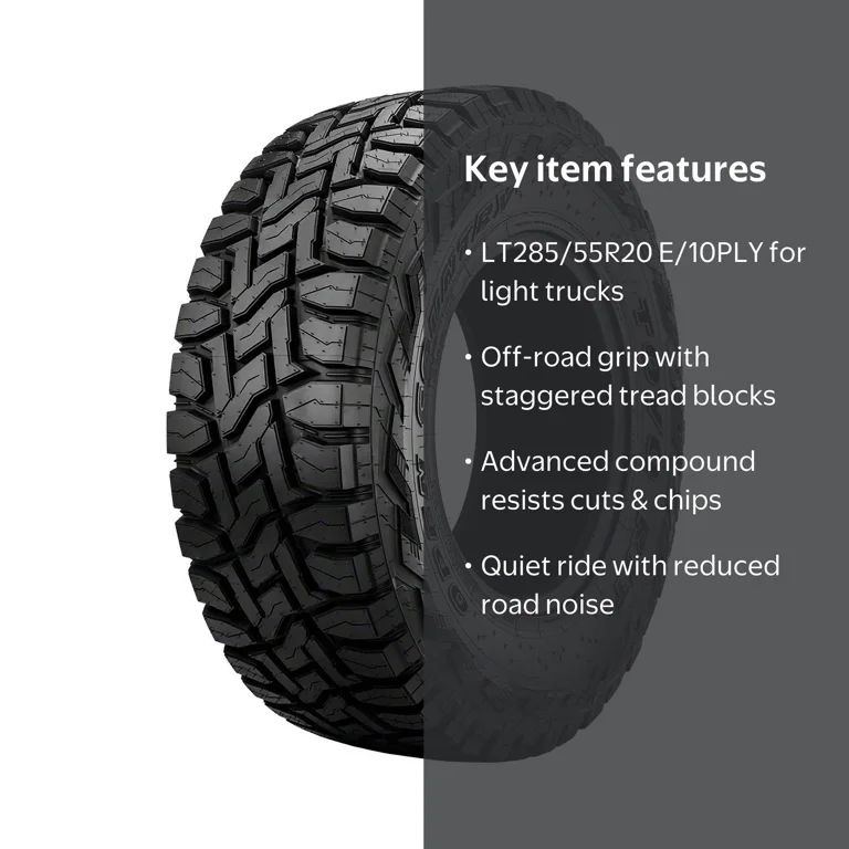 Toyo Open Country R/T All Terrain Tire LT285/55R20 122/119Q E 10