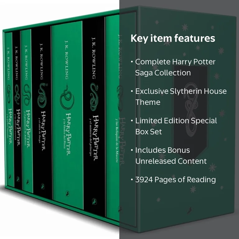 J K Rowling, Harry Potter Estuche Slytherin Limited Edition