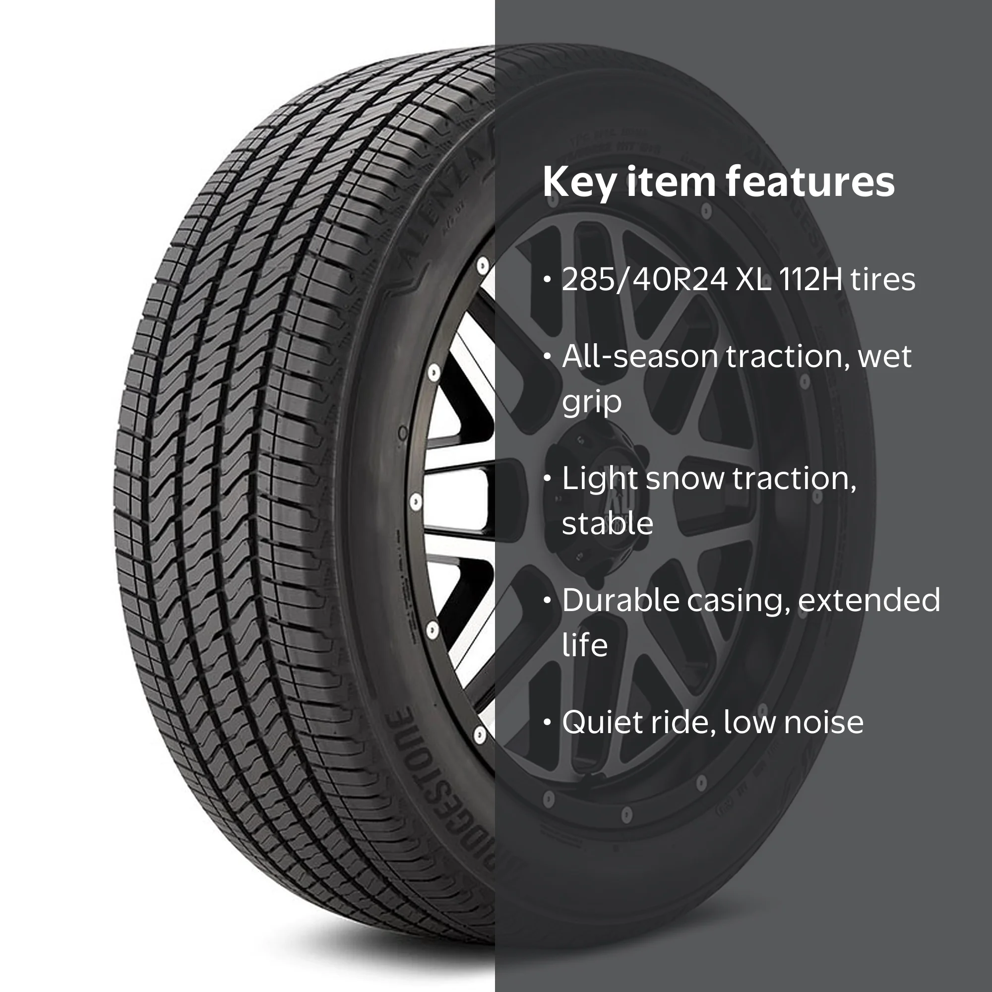 Bridgestone Alenza A/S 02 All Season 285/40R24 112H XL Passenger