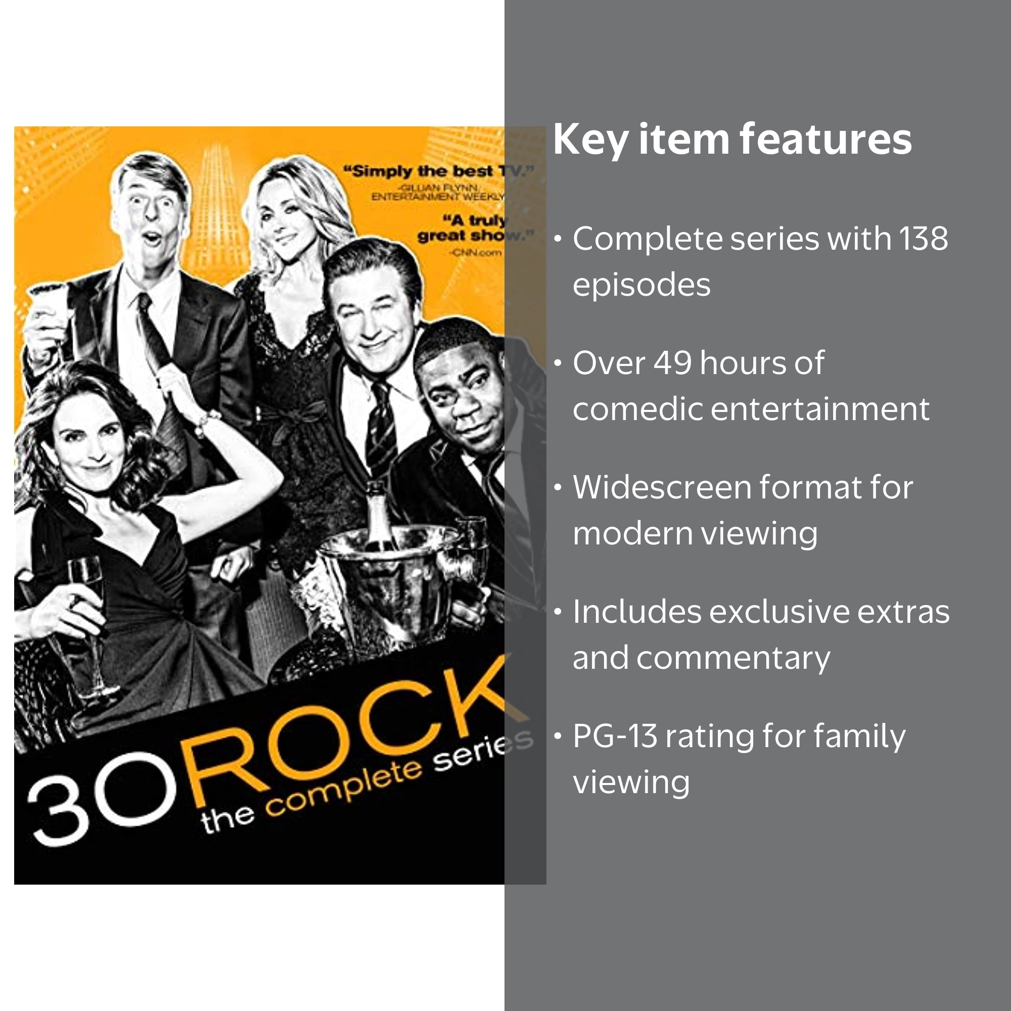 30 Rock: The Complete Series Box Set (DVD), Comedy by Mill Creek