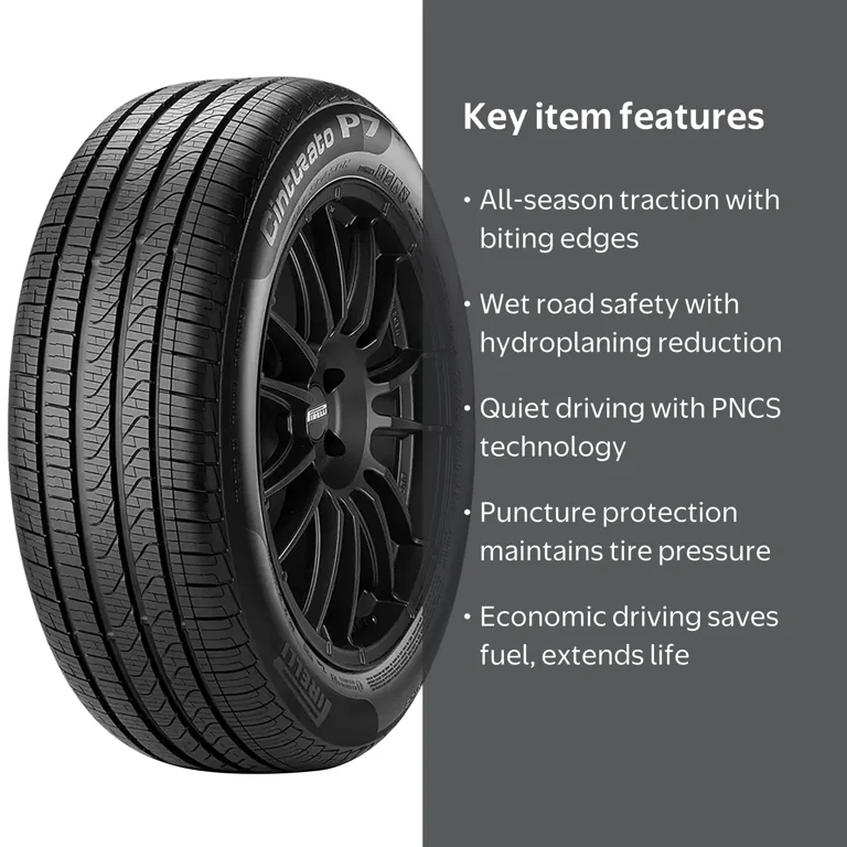 Pirelli Cinturato P7 All Season 225/50R17 94H Passenger Tire for