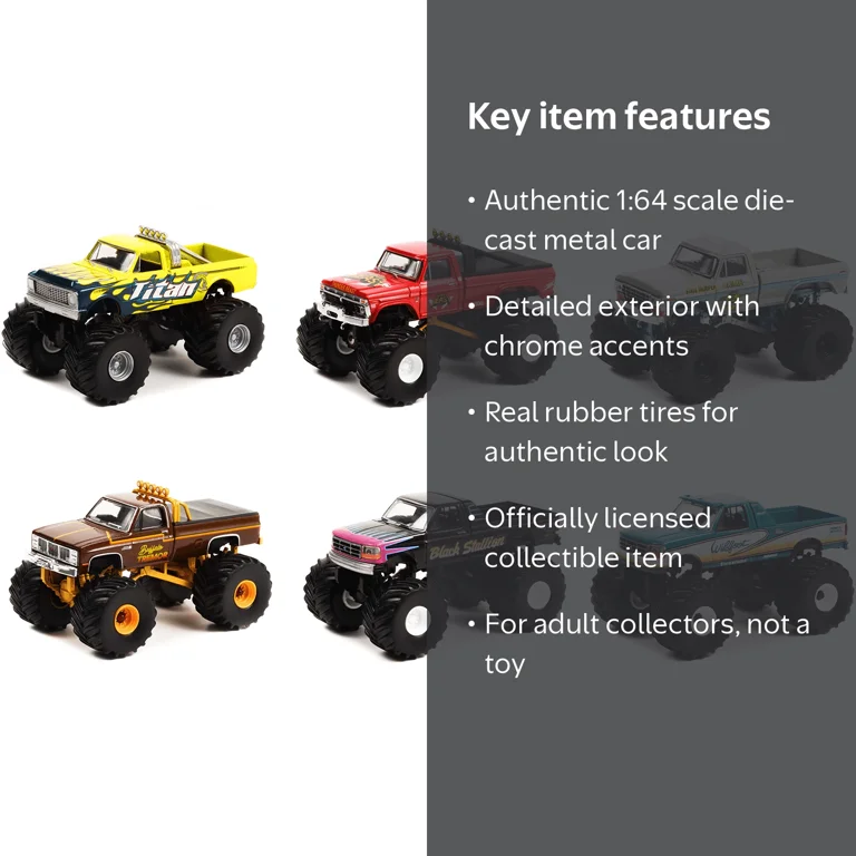 Greenlight Kings of Crunch Series 1:64 Collectible Diecast Cars