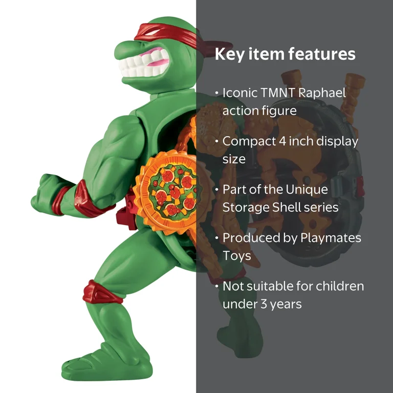 Teenage Mutant Ninja Turtles Storage Shell Raphael 4