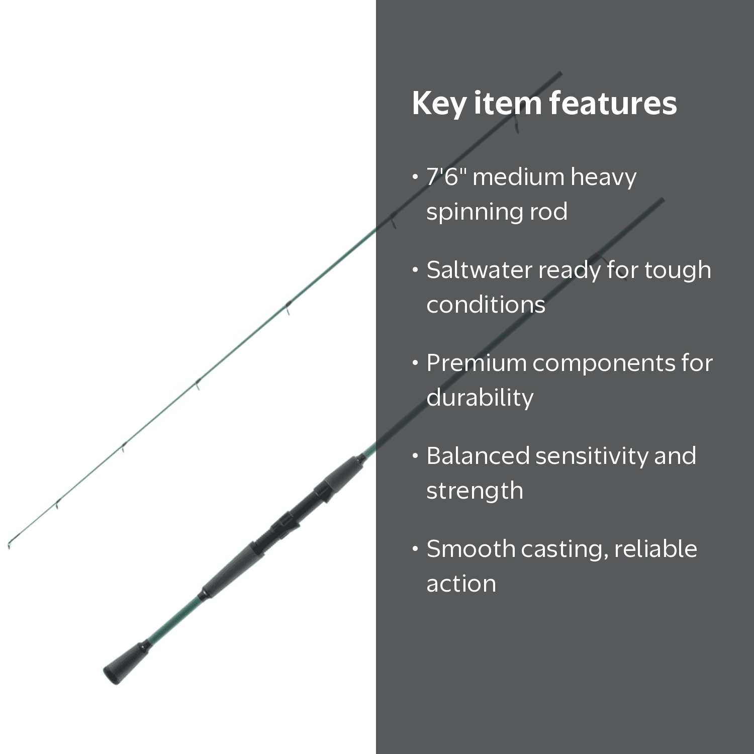 Tsunami SeaTech Elite Inshore Spinning Rod 7'6