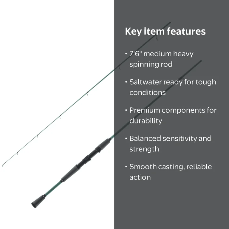 Tsunami SeaTech Elite Inshore Spinning Rod 7'6