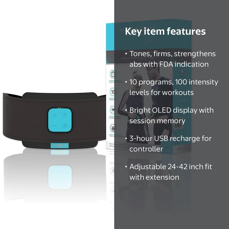 SLENDERTONE CoreFit 10 Modes Electric Abdominal Toning Belt for