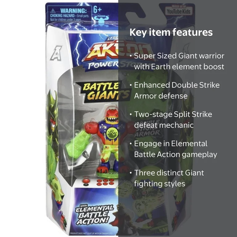 AKEDO Legends of Akedo Powerstorm Giant Tremor Fist Tailwhip