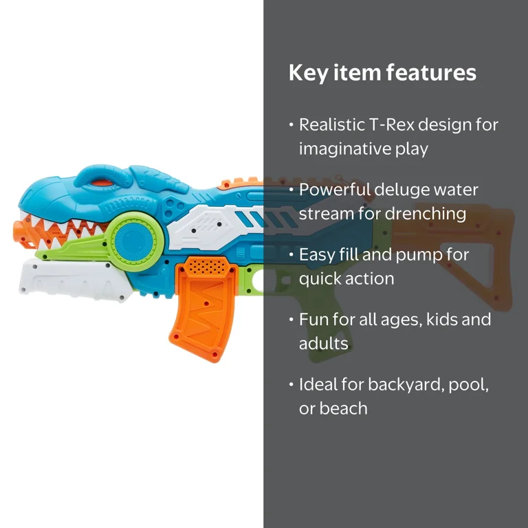 Adventure Force Water Strike T-Rex Water Blaster - Walmart.com